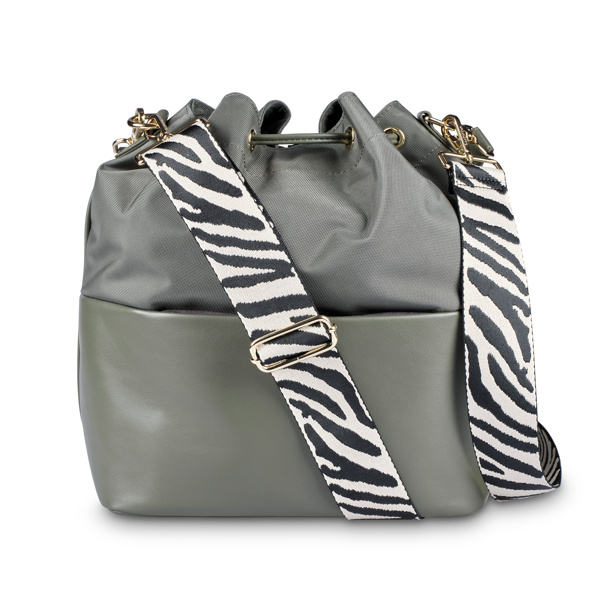 Zebra in the Wild Gold