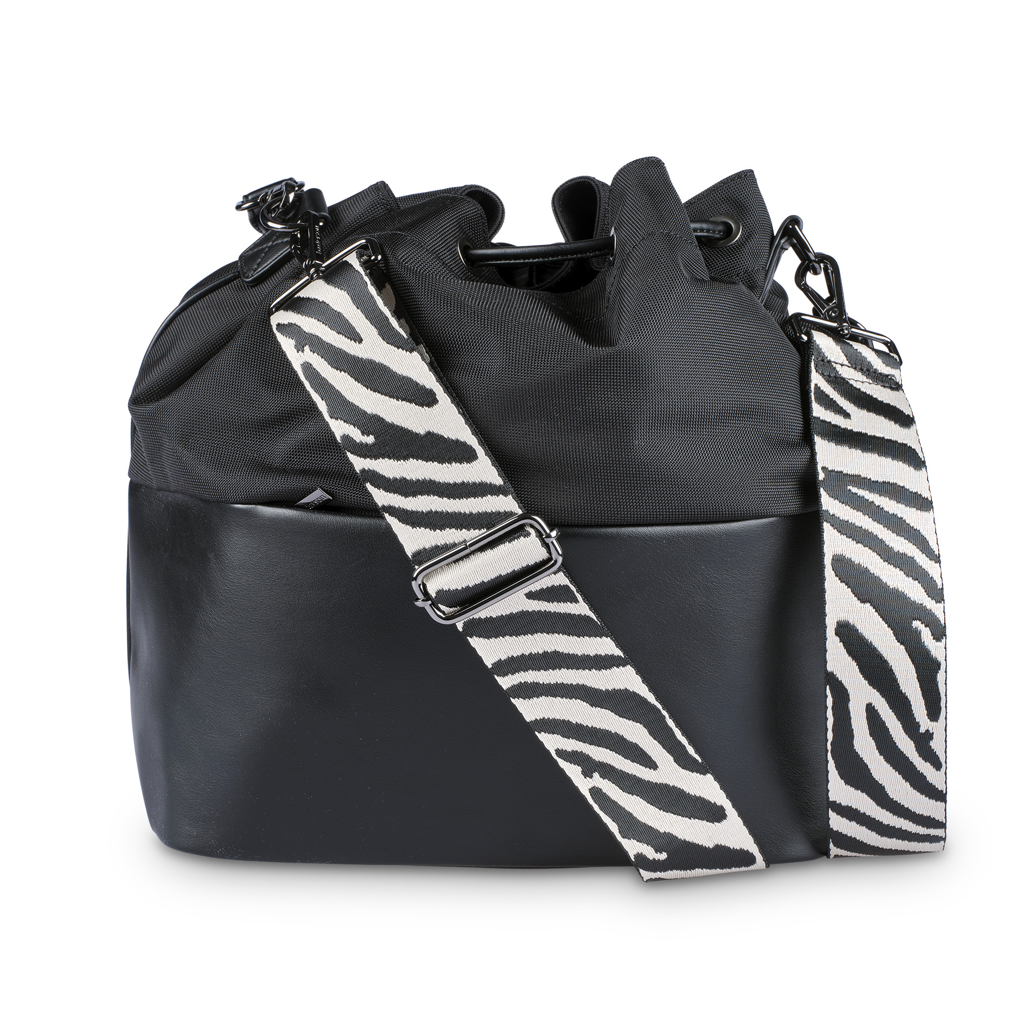 Zebra in the Wild Black