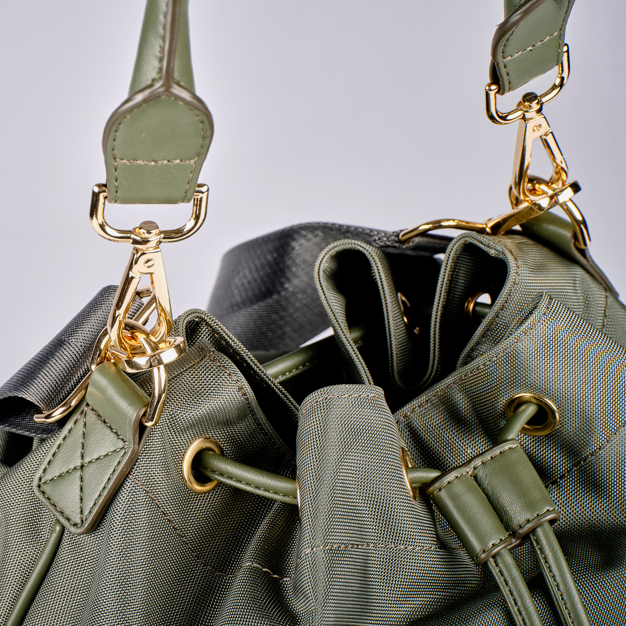 Large Bucket Bag - Olive